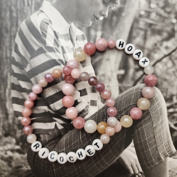 Taylor Swift Folklore Handmade Friendship Bracelet Set Of 2 - Picture 1 of 3